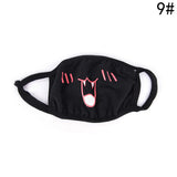 1PC Cute Cartoon Face Mask Funny Teeth Pattern Anti-bacterial Unisex Dust Winter Warm Mouth Mask Multi Style Hot Sale