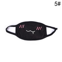 1PC Cute Cartoon Face Mask Funny Teeth Pattern Anti-bacterial Unisex Dust Winter Warm Mouth Mask Multi Style Hot Sale