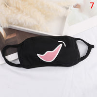 1PC Cute Cartoon Face Mask Funny Teeth Pattern Anti-bacterial Unisex Dust Winter Warm Mouth Mask Multi Style Hot Sale