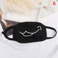 1PC Cute Cartoon Face Mask Funny Teeth Pattern Anti-bacterial Unisex Dust Winter Warm Mouth Mask Multi Style Hot Sale