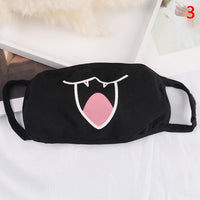 1PC Cute Cartoon Face Mask Funny Teeth Pattern Anti-bacterial Unisex Dust Winter Warm Mouth Mask Multi Style Hot Sale