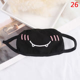 1PC Cute Cartoon Face Mask Funny Teeth Pattern Anti-bacterial Unisex Dust Winter Warm Mouth Mask Multi Style Hot Sale