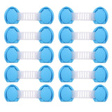 10Pcs/lot Baby Safety Protector Child Cabinet locking Plastic Lock Protection of Children Locking From Doors Drawers