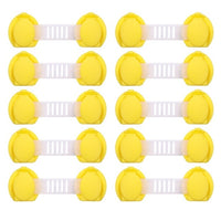 10Pcs/lot Baby Safety Protector Child Cabinet locking Plastic Lock Protection of Children Locking From Doors Drawers