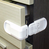 5pcs Plastic Baby Safety Protection From Children In Cabinets Boxes Lock Drawer Door Terminator Security Product