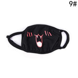 1PCSCotton Dustproof Mouth Face Mask Anime Cartoon Kpop Lucky Bear Women Men Muffle Face Mouth Masks