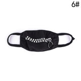1PCSCotton Dustproof Mouth Face Mask Anime Cartoon Kpop Lucky Bear Women Men Muffle Face Mouth Masks