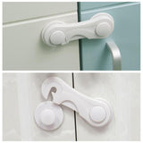 5pcs/lot Multi-function Child Baby Safety Lock Cupboard Cabinet Door Drawer Safety Locks Children Security Protector Baby Care