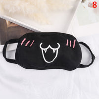 Multi-Style Anime Cartoon Kpop Lucky Bear Women Men Muffle Face Mouth Masks Cotton Dustproof Mouth Face Mask