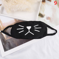 Multi-Style Anime Cartoon Kpop Lucky Bear Women Men Muffle Face Mouth Masks Cotton Dustproof Mouth Face Mask