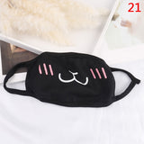 Multi-Style Anime Cartoon Kpop Lucky Bear Women Men Muffle Face Mouth Masks Cotton Dustproof Mouth Face Mask