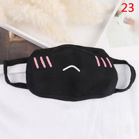 Multi-Style Anime Cartoon Kpop Lucky Bear Women Men Muffle Face Mouth Masks Cotton Dustproof Mouth Face Mask