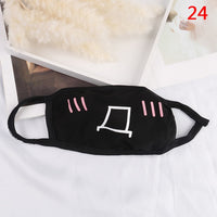 Multi-Style Anime Cartoon Kpop Lucky Bear Women Men Muffle Face Mouth Masks Cotton Dustproof Mouth Face Mask