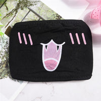 Multi-Style Anime Cartoon Kpop Lucky Bear Women Men Muffle Face Mouth Masks Cotton Dustproof Mouth Face Mask