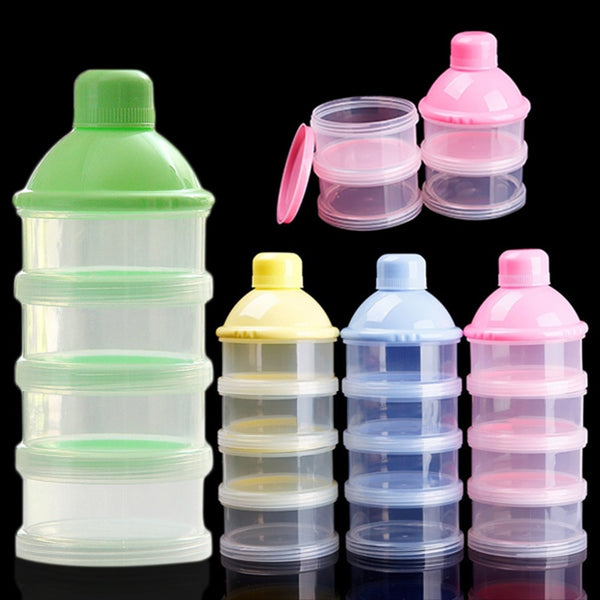 Portable Baby Infant Feeding Milk Powder &Food Bottle Container 3 Cells Grid Box YJS Dropship