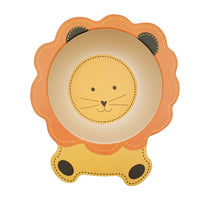 Baby Kids Natural Bamboo Fiber Bowls Cute Cartoon Animal Dishes Baby Feeding Tableware Children Infant Toddler Portable Plates