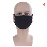 1PCS Cotton Mouth Face Mask Unisex Korean Style Kpop Black Bear Teeth Cycling Anti-Dust Cotton Mouth Mask Face Respirator Mask