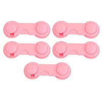 5pcs/lot Multi-function Child Baby Safety Lock Cupboard Cabinet Door Drawer Safety Locks Children Security Protector Baby Care