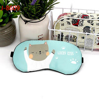 1pc Sleeping Mask Eyepatch Eye Cover Cotton Creative Lovely Cartoon for Eye Travel Relax Sleeping Aid Eye Patch Shading Eye Mask