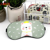 1pc Sleeping Mask Eyepatch Eye Cover Cotton Creative Lovely Cartoon for Eye Travel Relax Sleeping Aid Eye Patch Shading Eye Mask