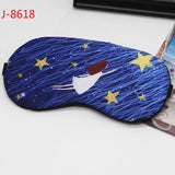 1pc Sleeping Mask Eyepatch Eye Cover Cotton Creative Lovely Cartoon for Eye Travel Relax Sleeping Aid Eye Patch Shading Eye Mask