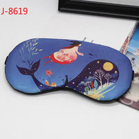 1pc Sleeping Mask Eyepatch Eye Cover Cotton Creative Lovely Cartoon for Eye Travel Relax Sleeping Aid Eye Patch Shading Eye Mask